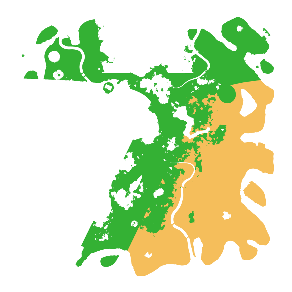 Biome Rust Map: Procedural Map, Size: 4500, Seed: 1735580559
