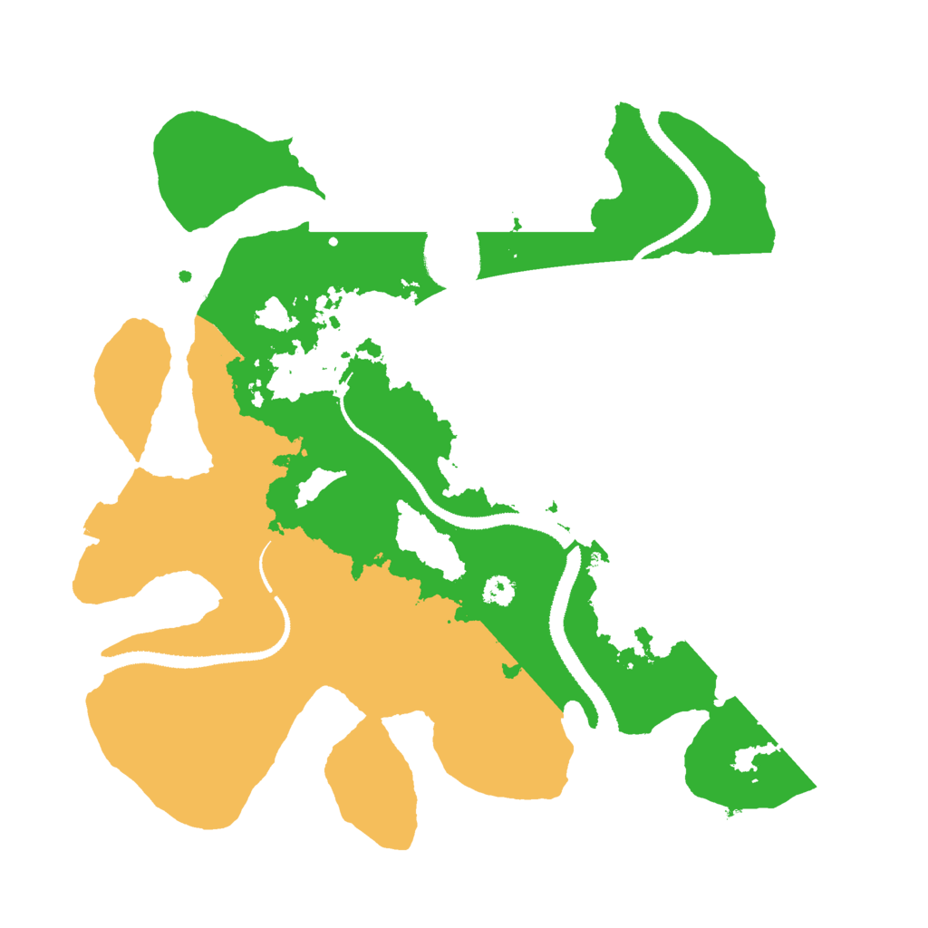 Biome Rust Map: Procedural Map, Size: 3000, Seed: 1203863285