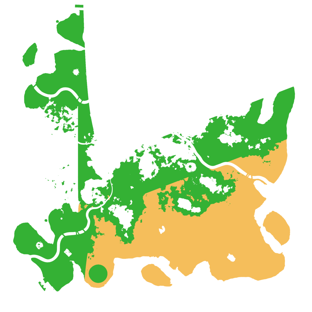 Biome Rust Map: Procedural Map, Size: 4500, Seed: 1182645278