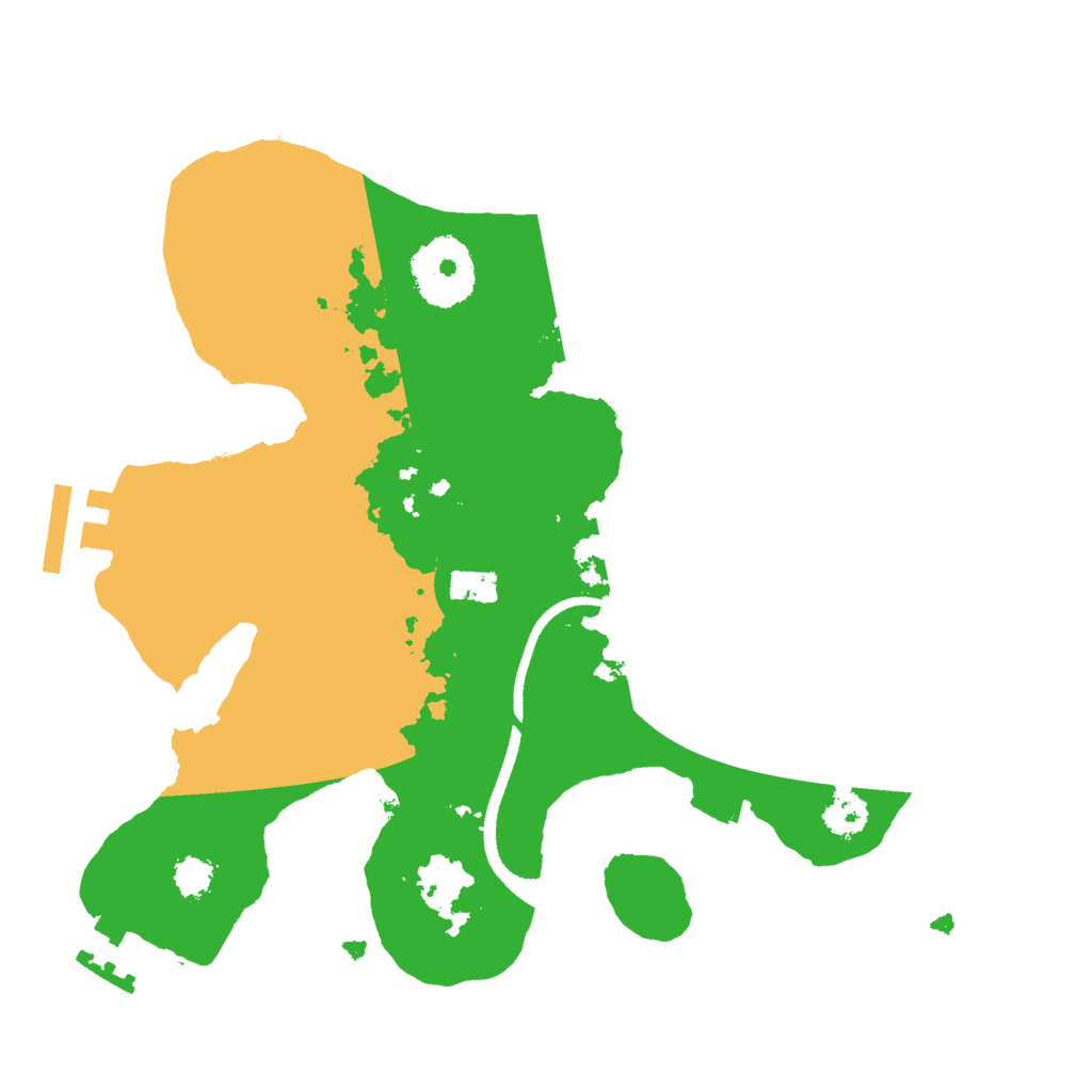 Biome Rust Map: Procedural Map, Size: 2500, Seed: 1504075862