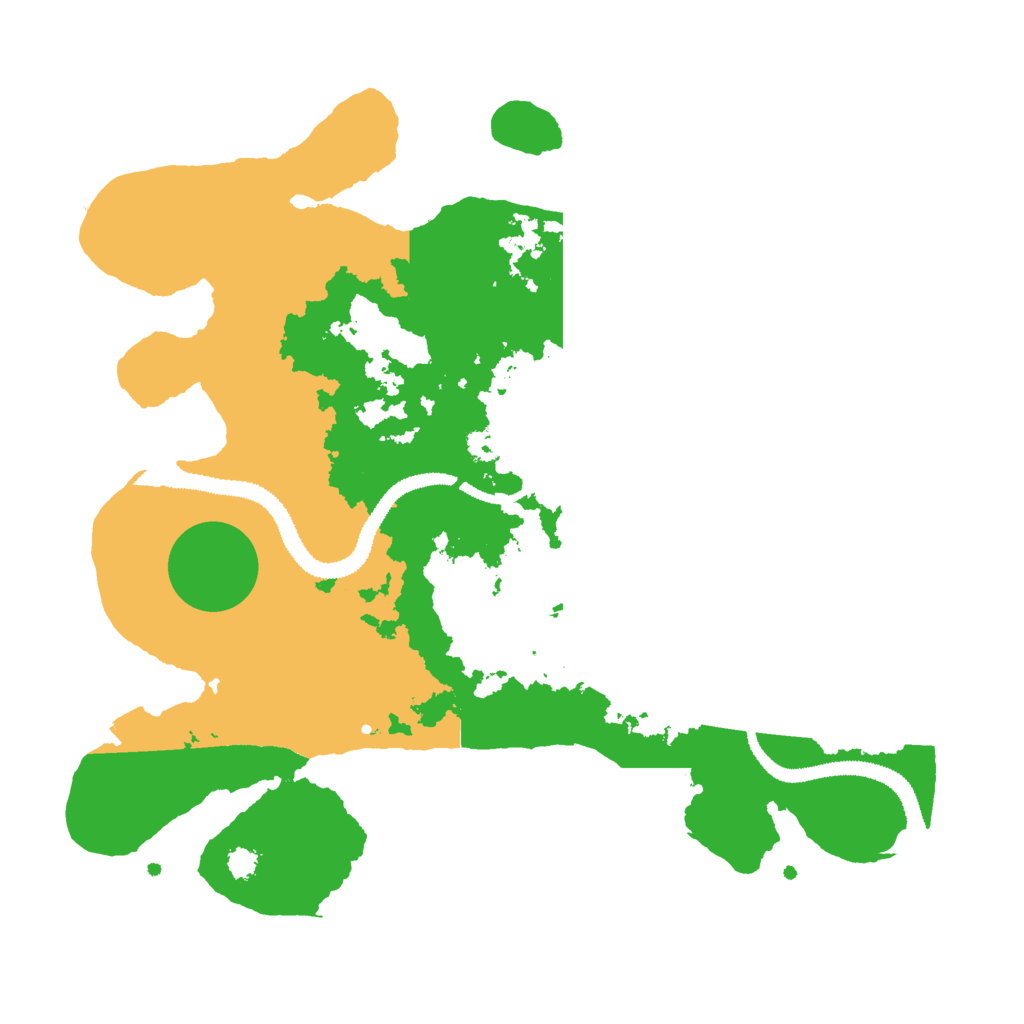 Biome Rust Map: Procedural Map, Size: 3000, Seed: 1742329275