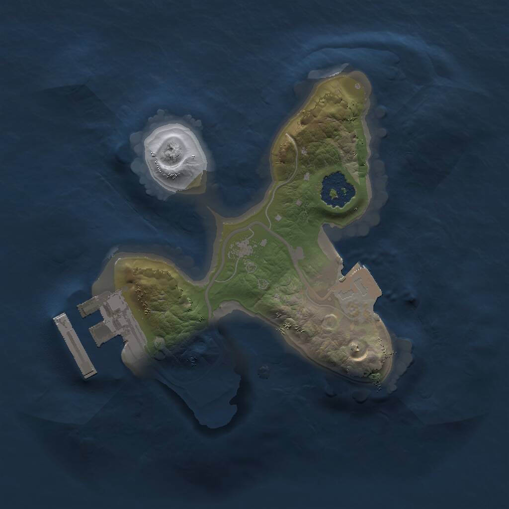 Rust Map: Procedural Map, Size: 1500, Seed: 118630006, 2 Monuments