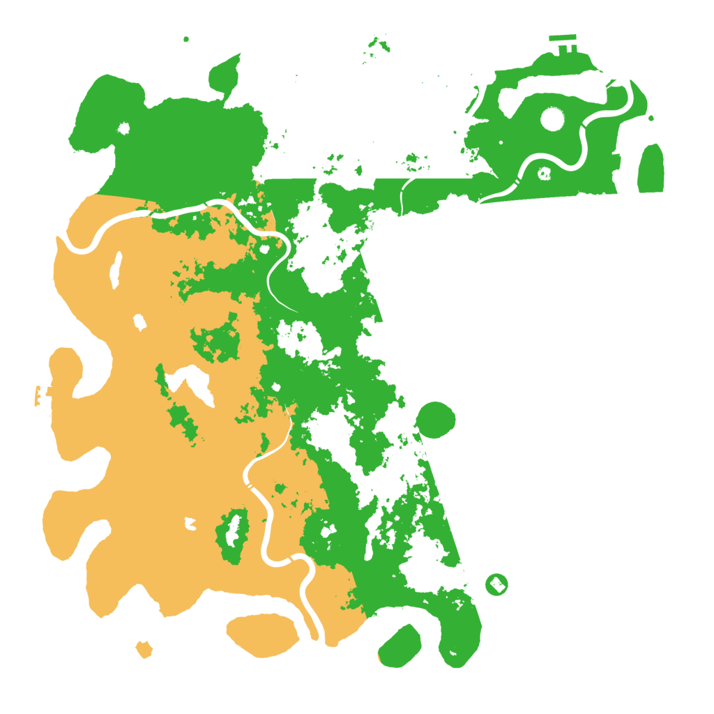 Biome Rust Map: Procedural Map, Size: 5300, Seed: 228345301