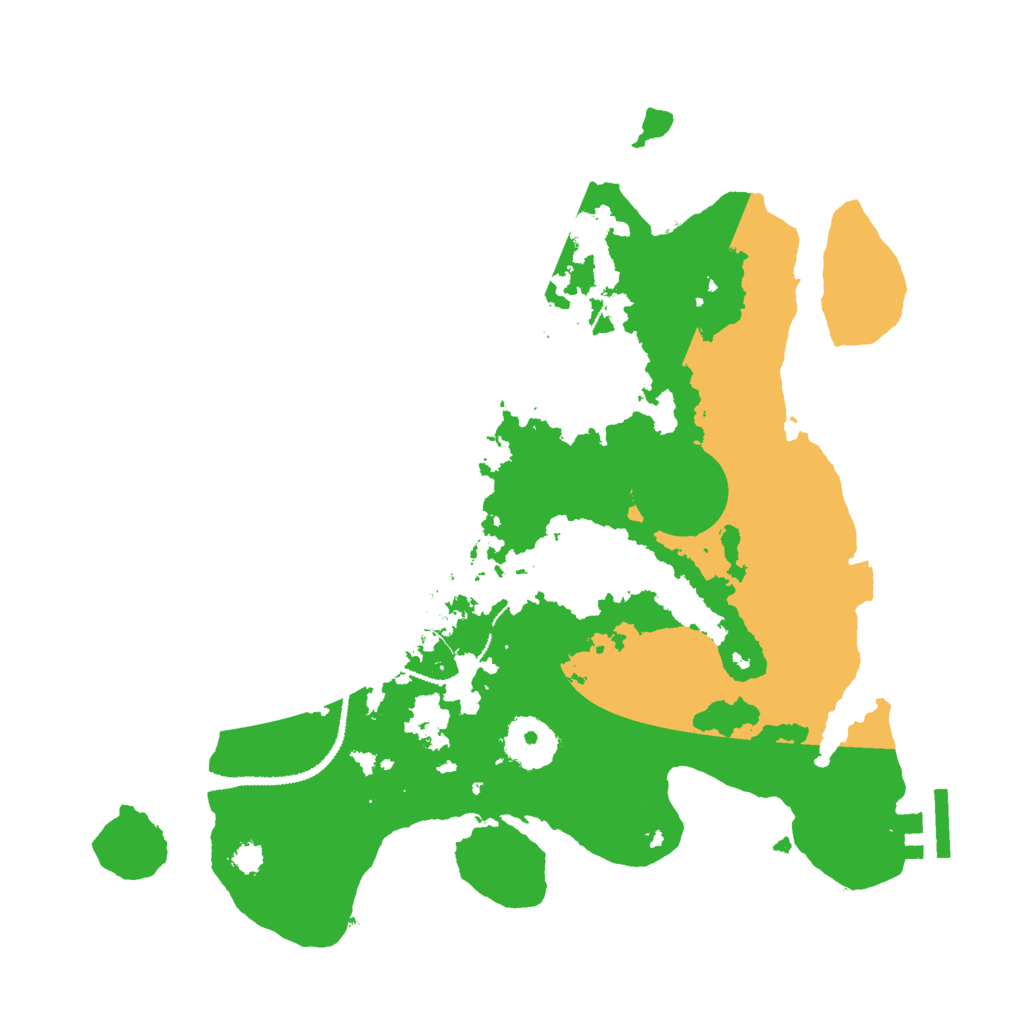 Biome Rust Map: Procedural Map, Size: 3000, Seed: 776354085