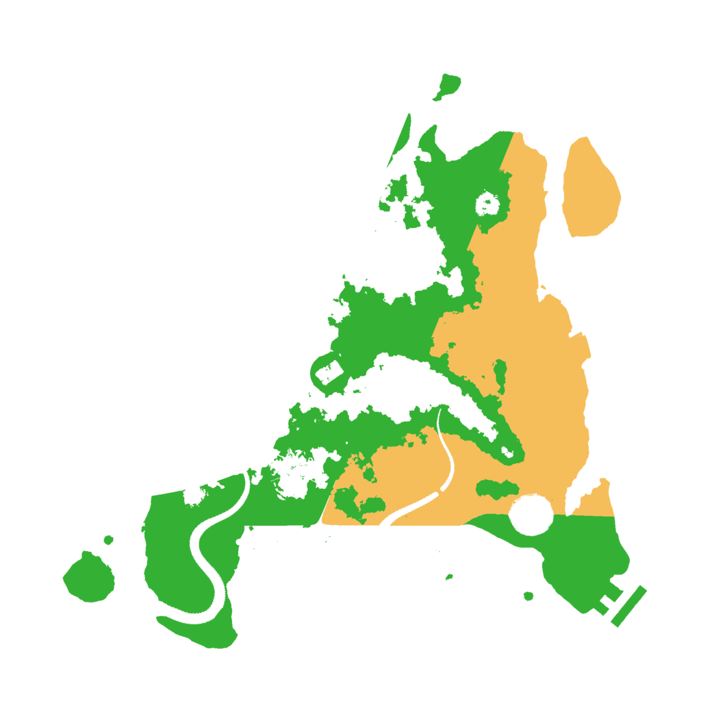 Biome Rust Map: Procedural Map, Size: 3000, Seed: 776354085