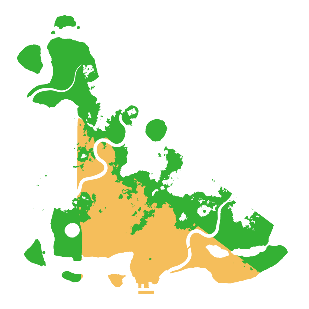 Biome Rust Map: Procedural Map, Size: 3987, Seed: 50951723