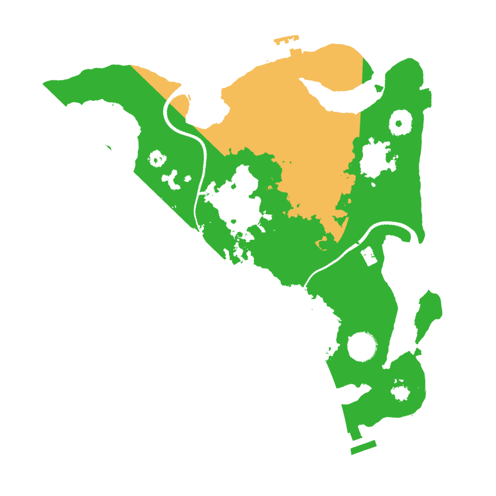 Biome Rust Map: Procedural Map, Size: 3000, Seed: 975