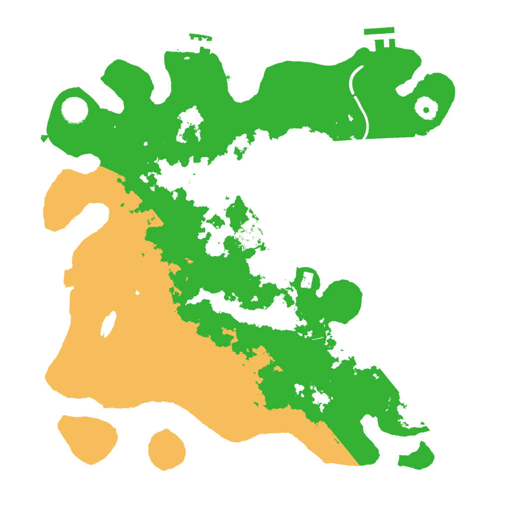 Biome Rust Map: Procedural Map, Size: 3400, Seed: 68105048