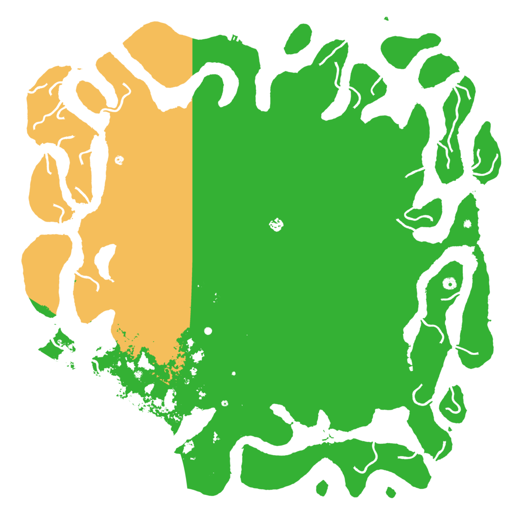 Biome Rust Map: Procedural Map, Size: 6000, Seed: 2147483643