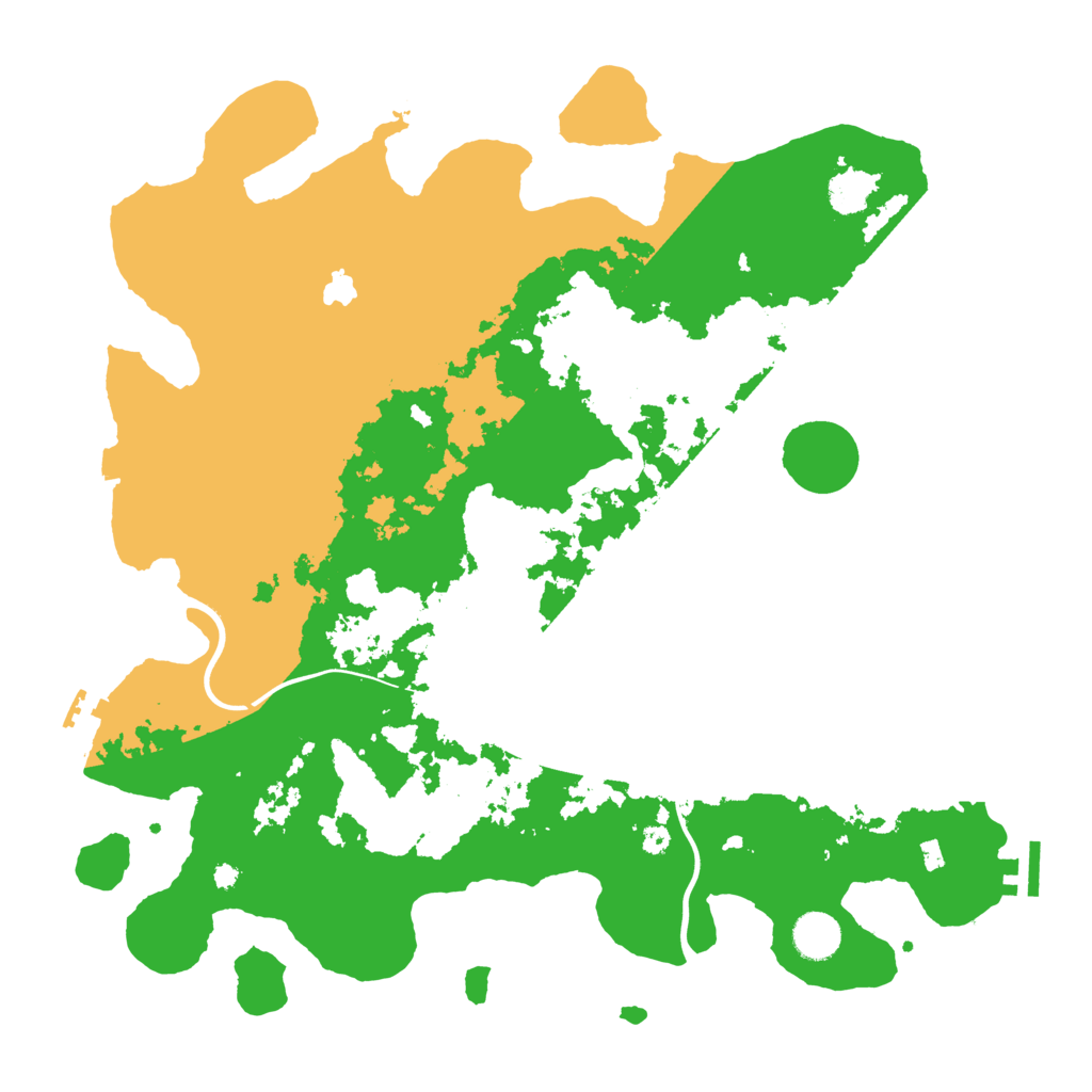 Biome Rust Map: Procedural Map, Size: 4000, Seed: 187253491