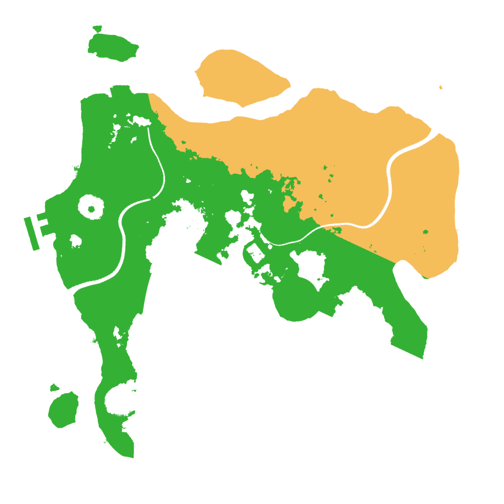 Biome Rust Map: Procedural Map, Size: 3000, Seed: 502938171