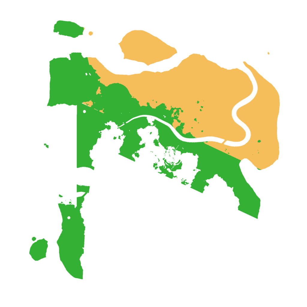 Biome Rust Map: Procedural Map, Size: 3000, Seed: 502938171