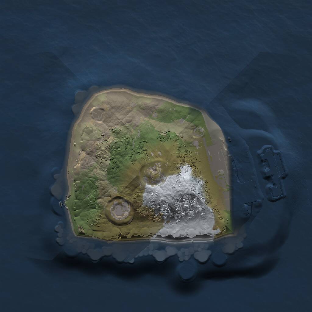 Rust Map: Procedural Map, Size: 1000, Seed: 1568027127, 2 Monuments