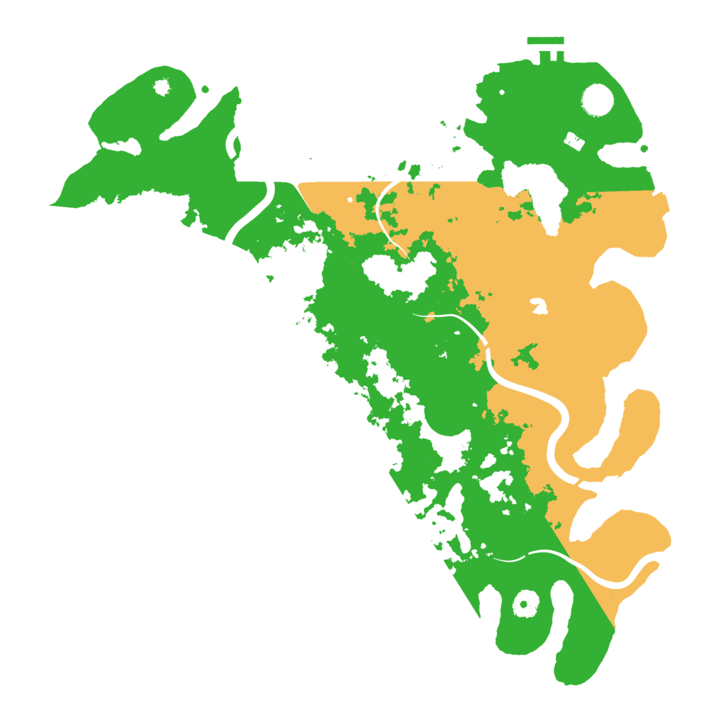 Biome Rust Map: Procedural Map, Size: 4000, Seed: 1095886700