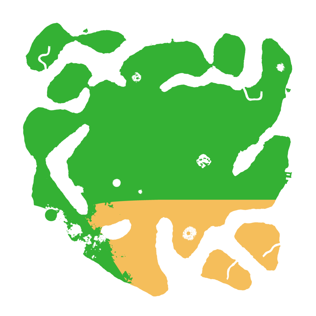 Biome Rust Map: Procedural Map, Size: 3500, Seed: 1614764500