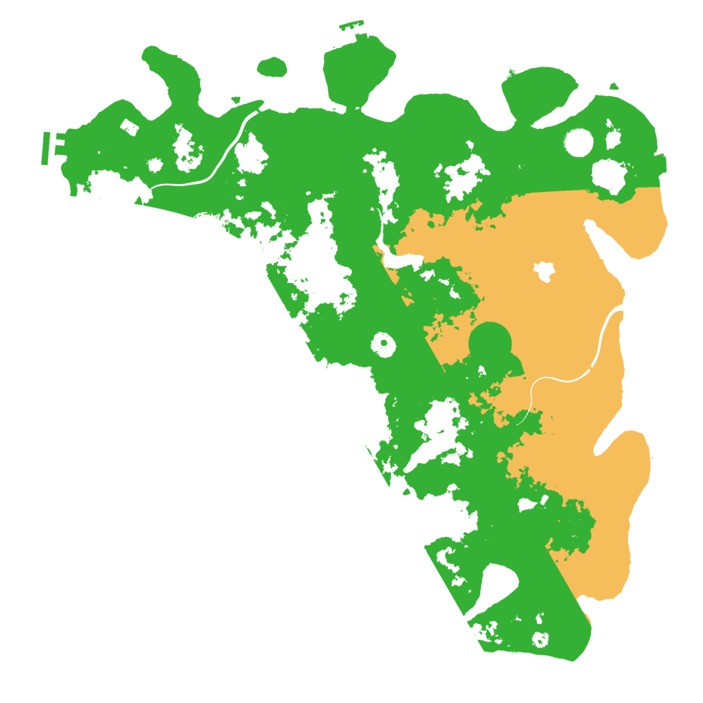 Biome Rust Map: Procedural Map, Size: 4300, Seed: 6262356