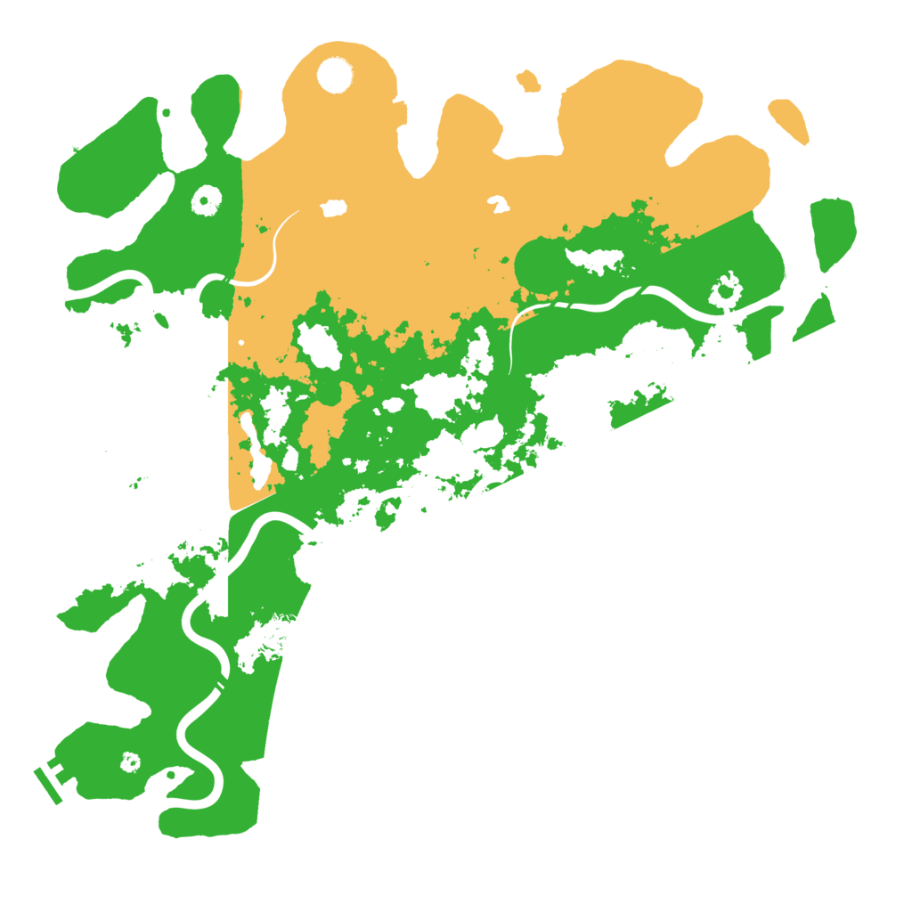 Biome Rust Map: Procedural Map, Size: 4500, Seed: 140309