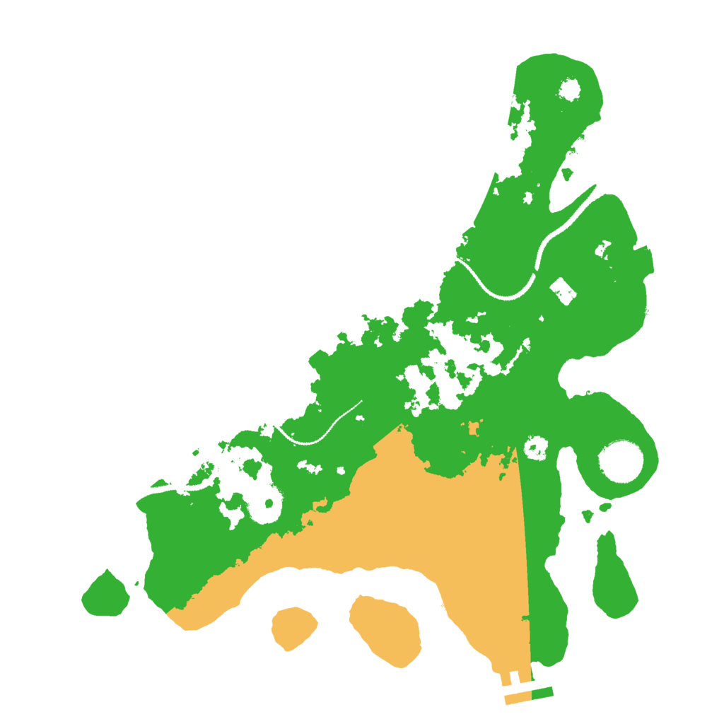 Biome Rust Map: Procedural Map, Size: 3000, Seed: 560765701