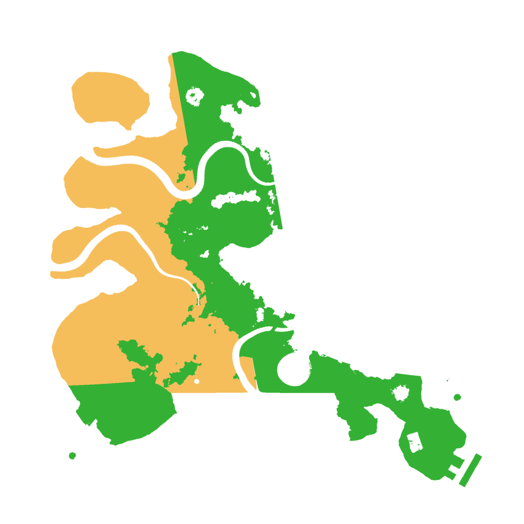 Biome Rust Map: Procedural Map, Size: 3000, Seed: 12454