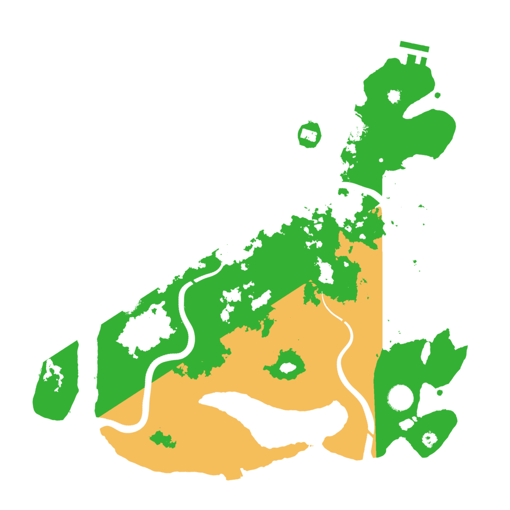 Biome Rust Map: Procedural Map, Size: 3500, Seed: 1237676790