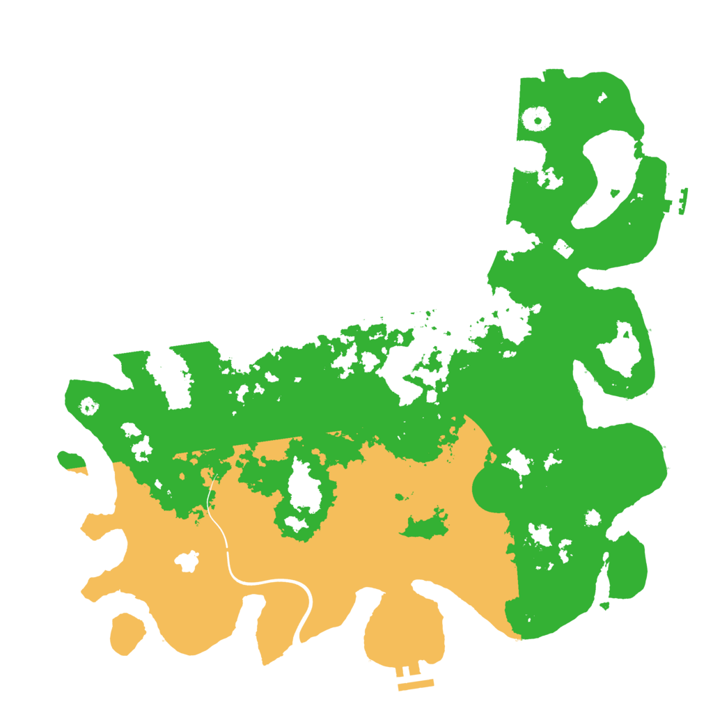 Biome Rust Map: Procedural Map, Size: 4000, Seed: 12299