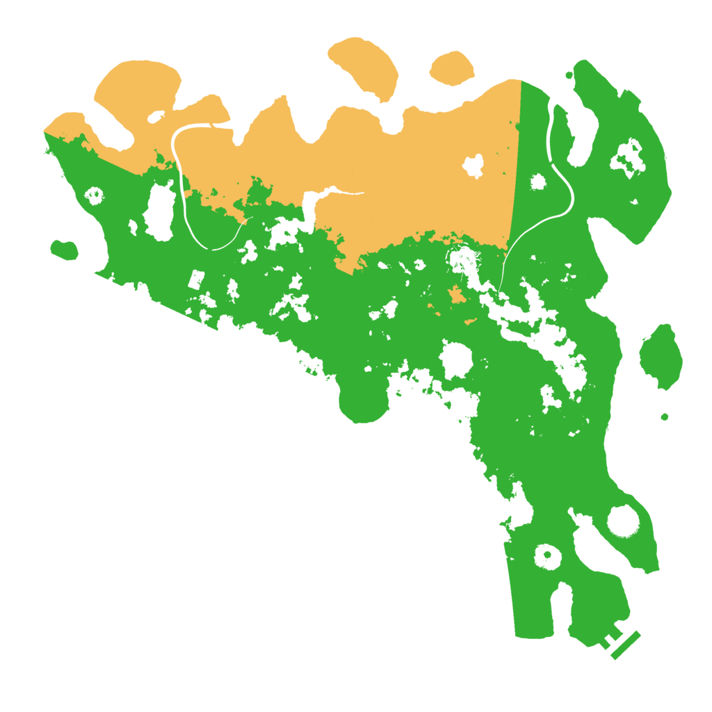 Biome Rust Map: Procedural Map, Size: 4000, Seed: 389384118