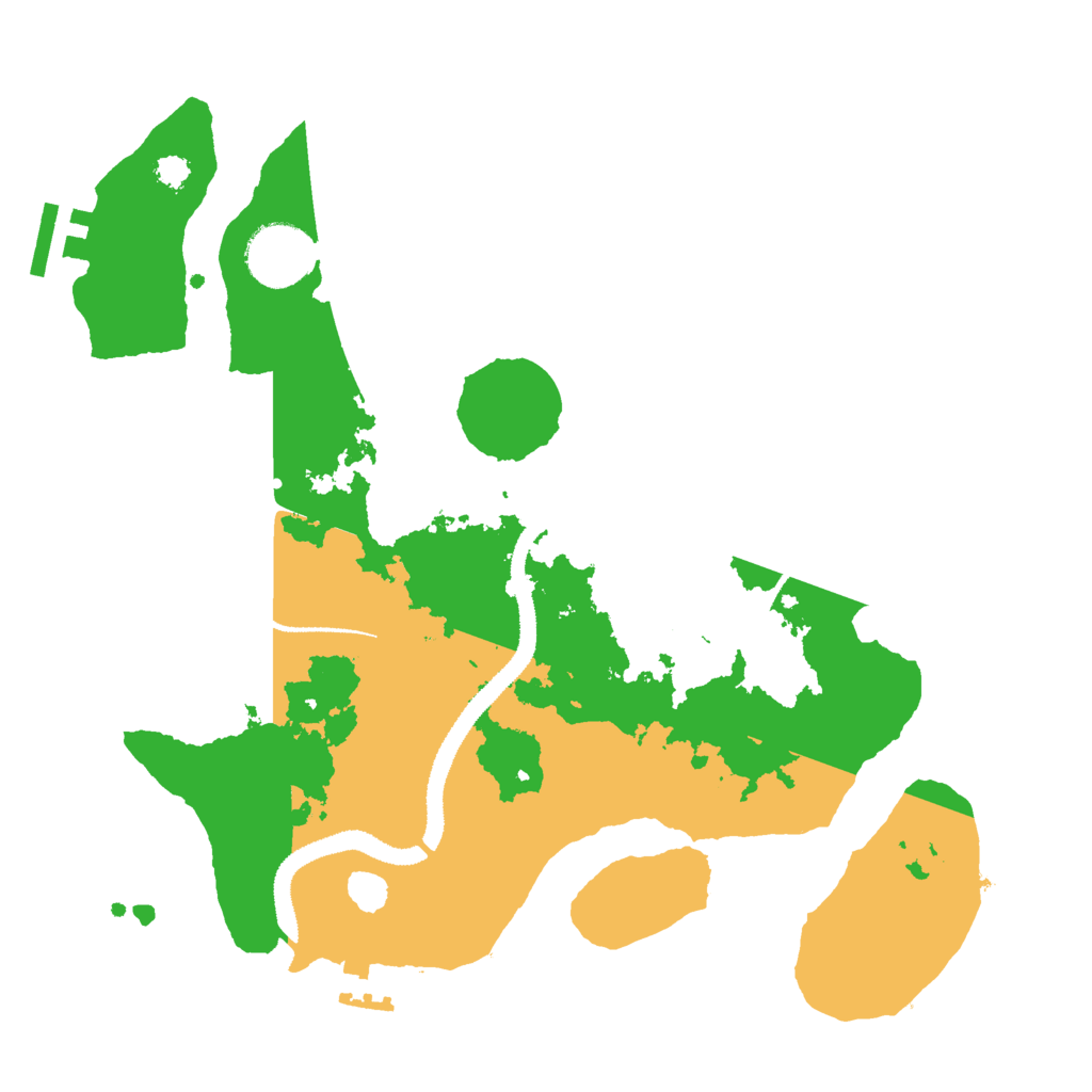 Biome Rust Map: Procedural Map, Size: 3000, Seed: 1370305238