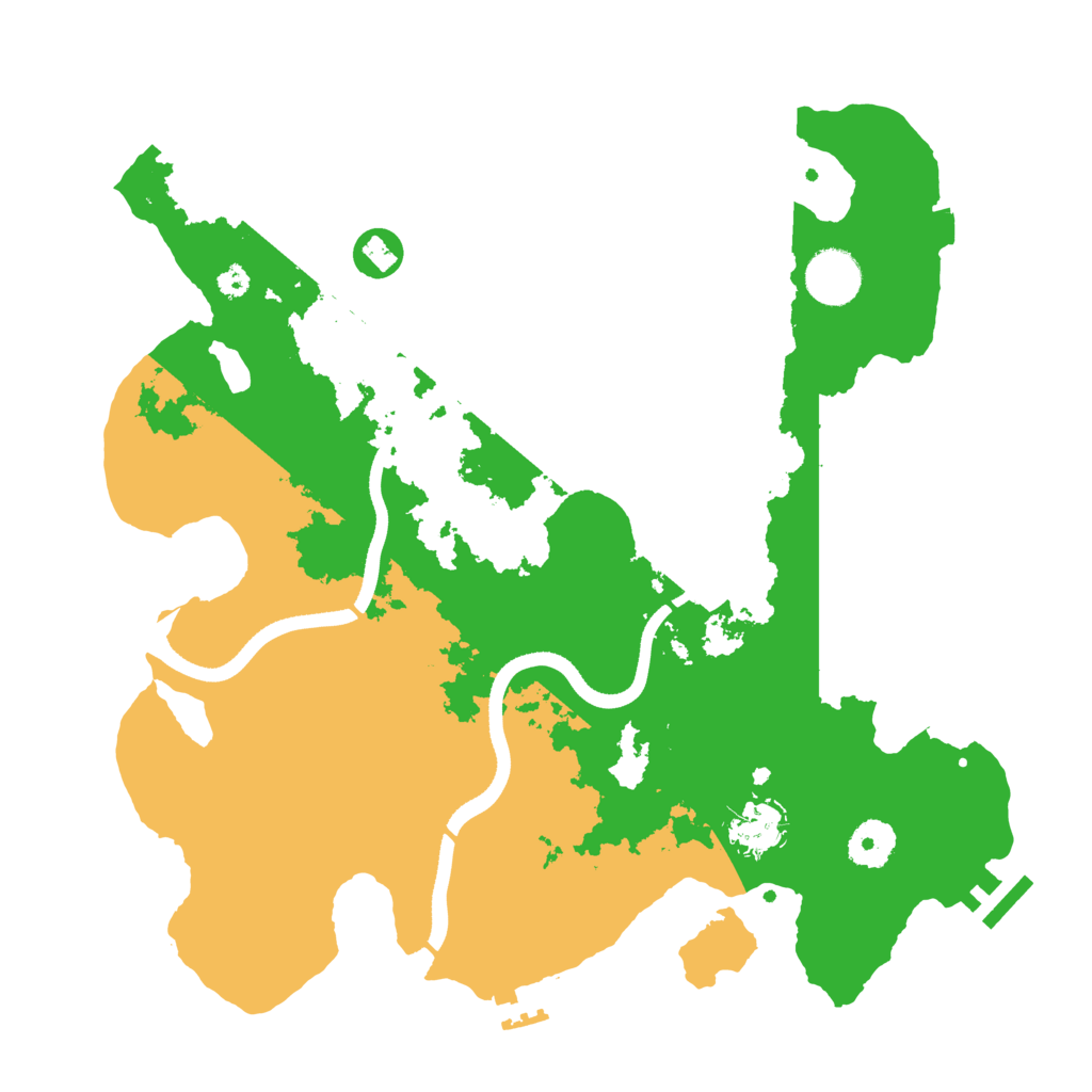 Biome Rust Map: Procedural Map, Size: 3500, Seed: 682010171