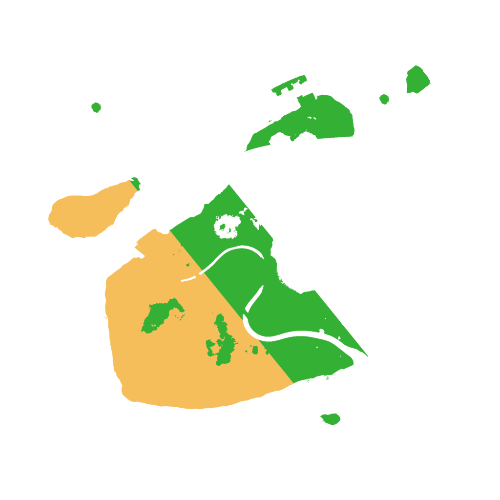 Biome Rust Map: Procedural Map, Size: 2100, Seed: 1337