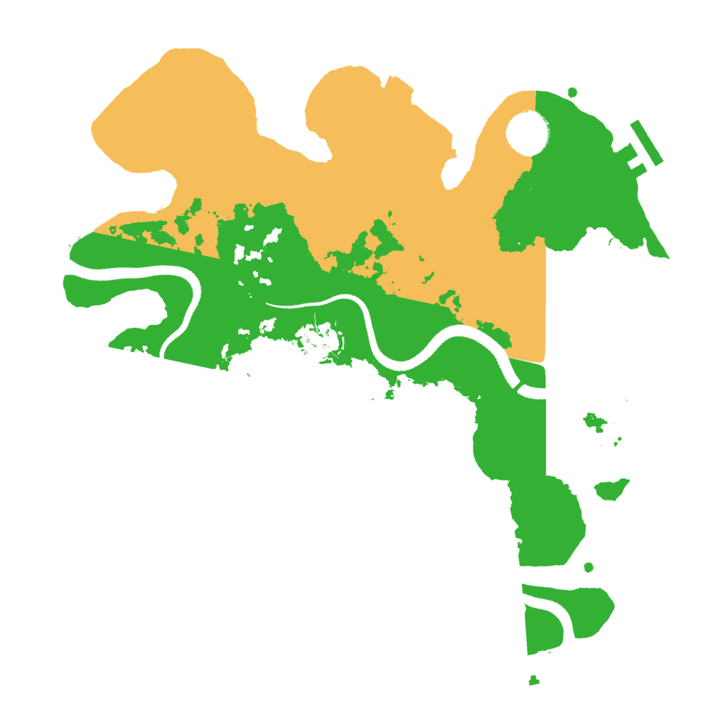 Biome Rust Map: Procedural Map, Size: 3000, Seed: 1074510295