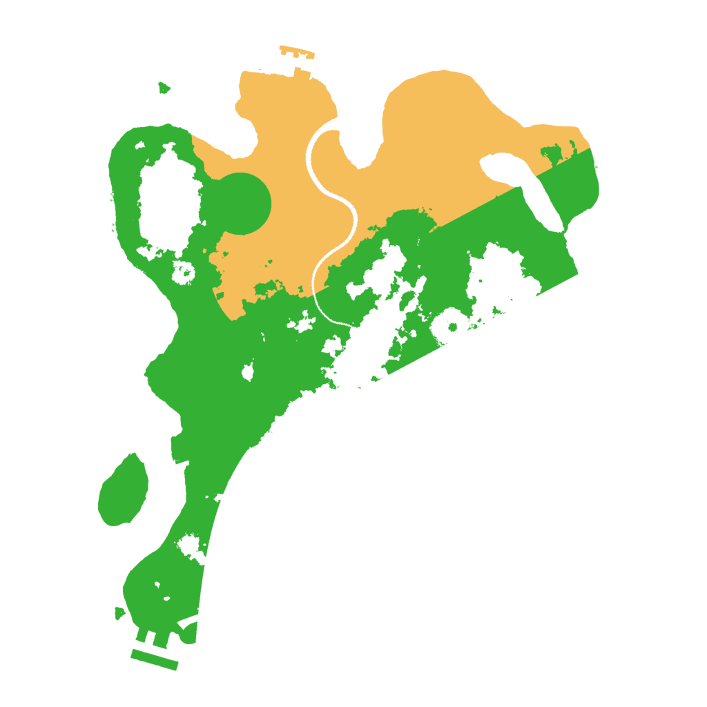 Biome Rust Map: Procedural Map, Size: 3000, Seed: 1028428013