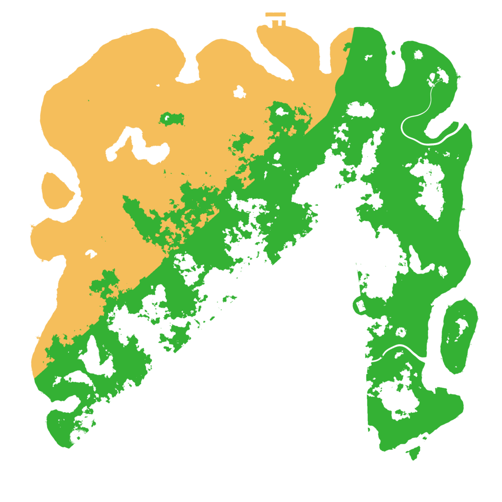 Biome Rust Map: Procedural Map, Size: 5000, Seed: 805947877