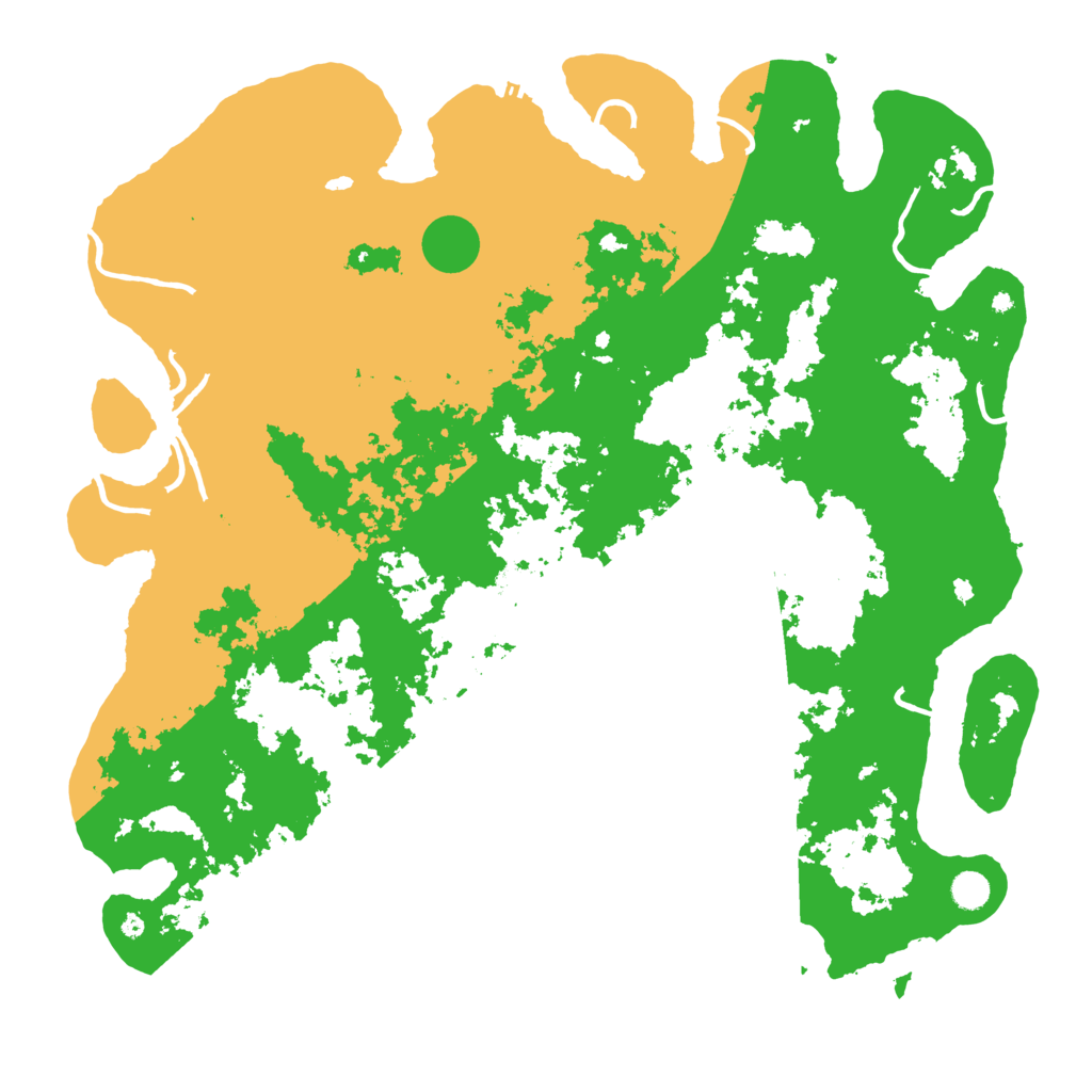 Biome Rust Map: Procedural Map, Size: 5000, Seed: 805947877