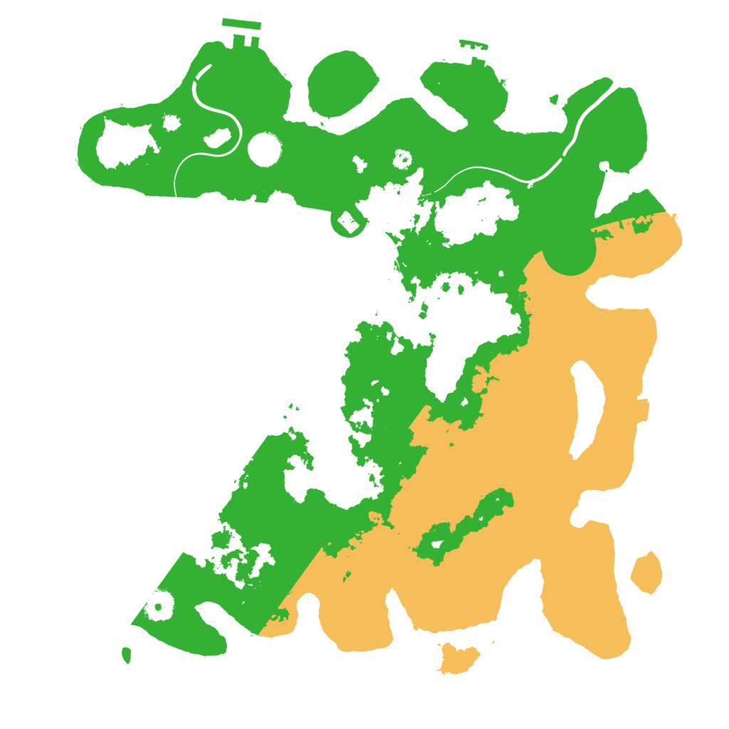 Biome Rust Map: Procedural Map, Size: 3800, Seed: 310768234