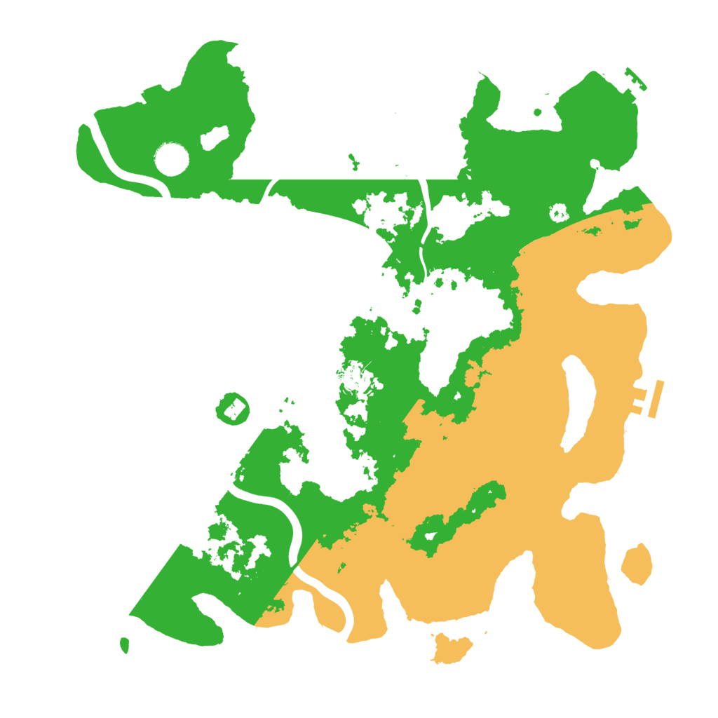 Biome Rust Map: Procedural Map, Size: 3800, Seed: 310768234