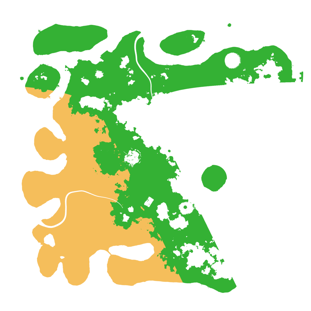 Biome Rust Map: Procedural Map, Size: 3500, Seed: 1983307536