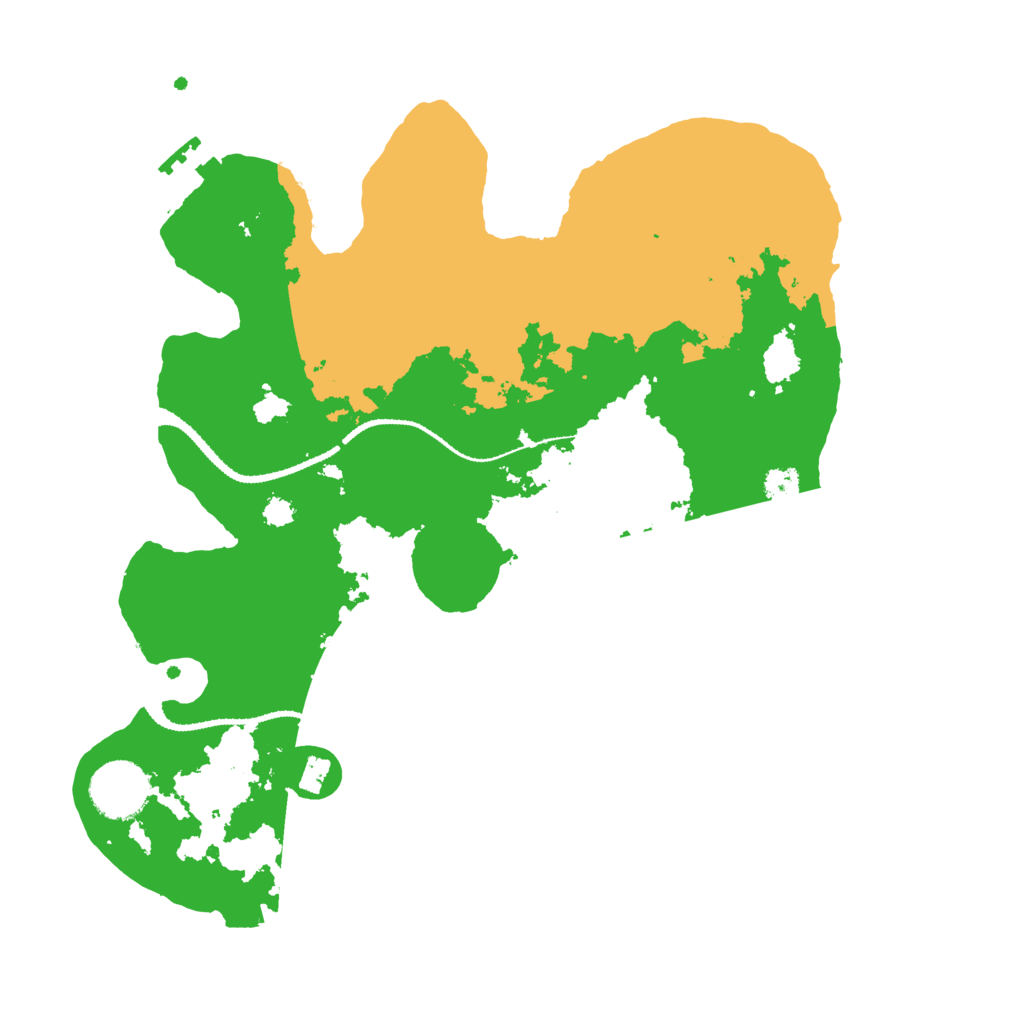 Biome Rust Map: Procedural Map, Size: 3100, Seed: 195036971
