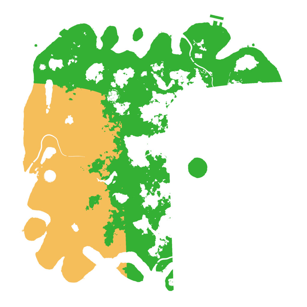 Biome Rust Map: Procedural Map, Size: 4500, Seed: 1028650701