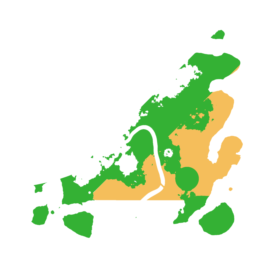 Biome Rust Map: Procedural Map, Size: 3000, Seed: 162509473