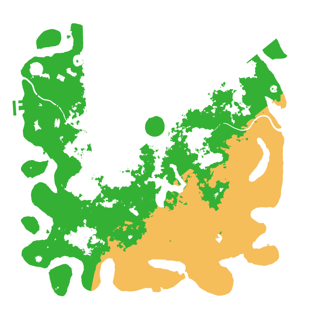 Biome Rust Map: Procedural Map, Size: 4250, Seed: 100081649