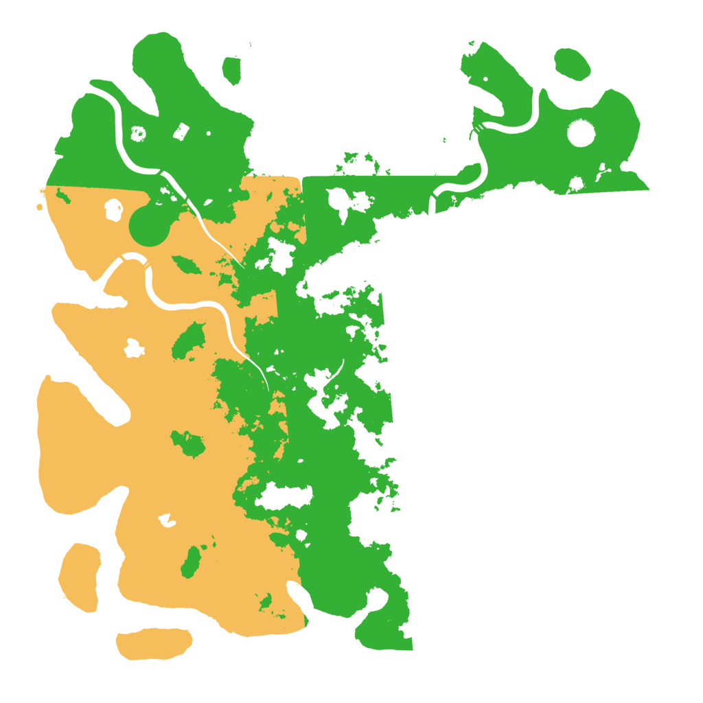 Biome Rust Map: Procedural Map, Size: 4500, Seed: 2100907645