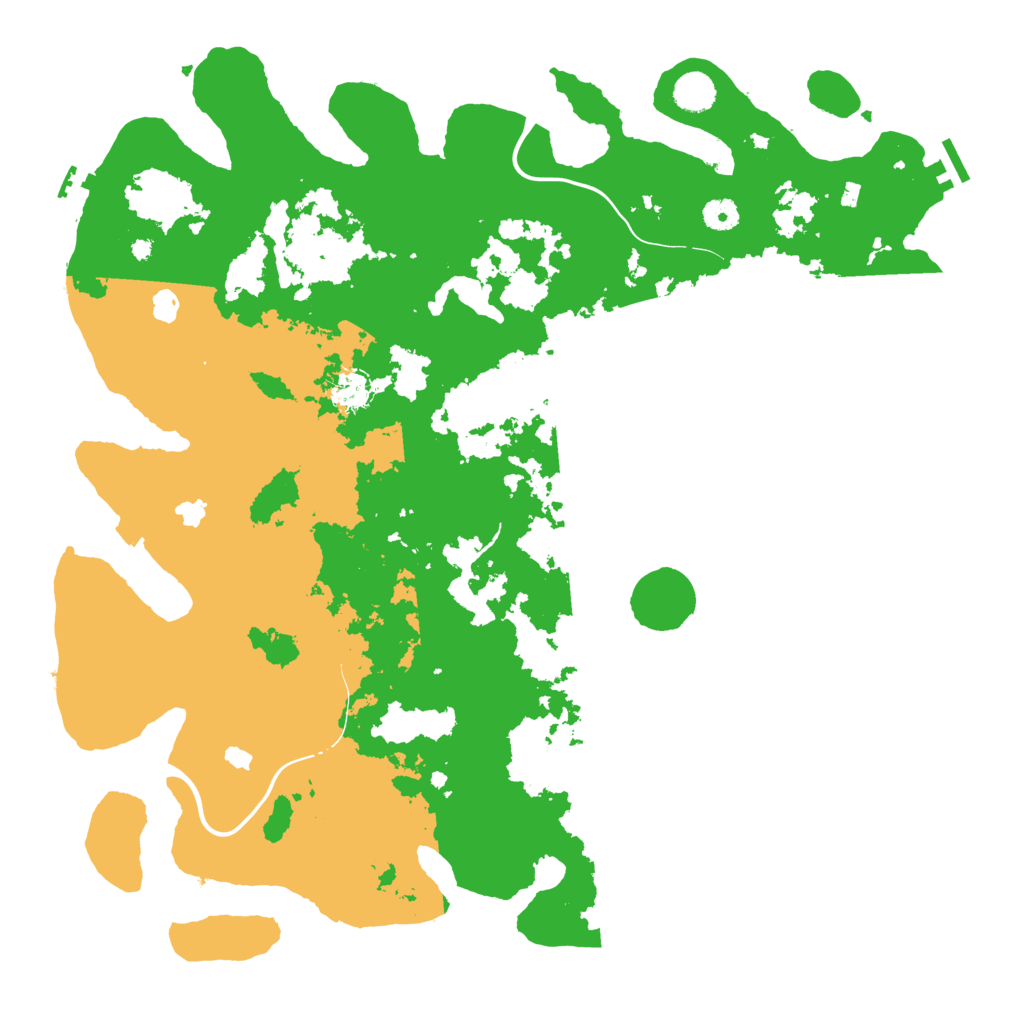 Biome Rust Map: Procedural Map, Size: 4500, Seed: 2100907645