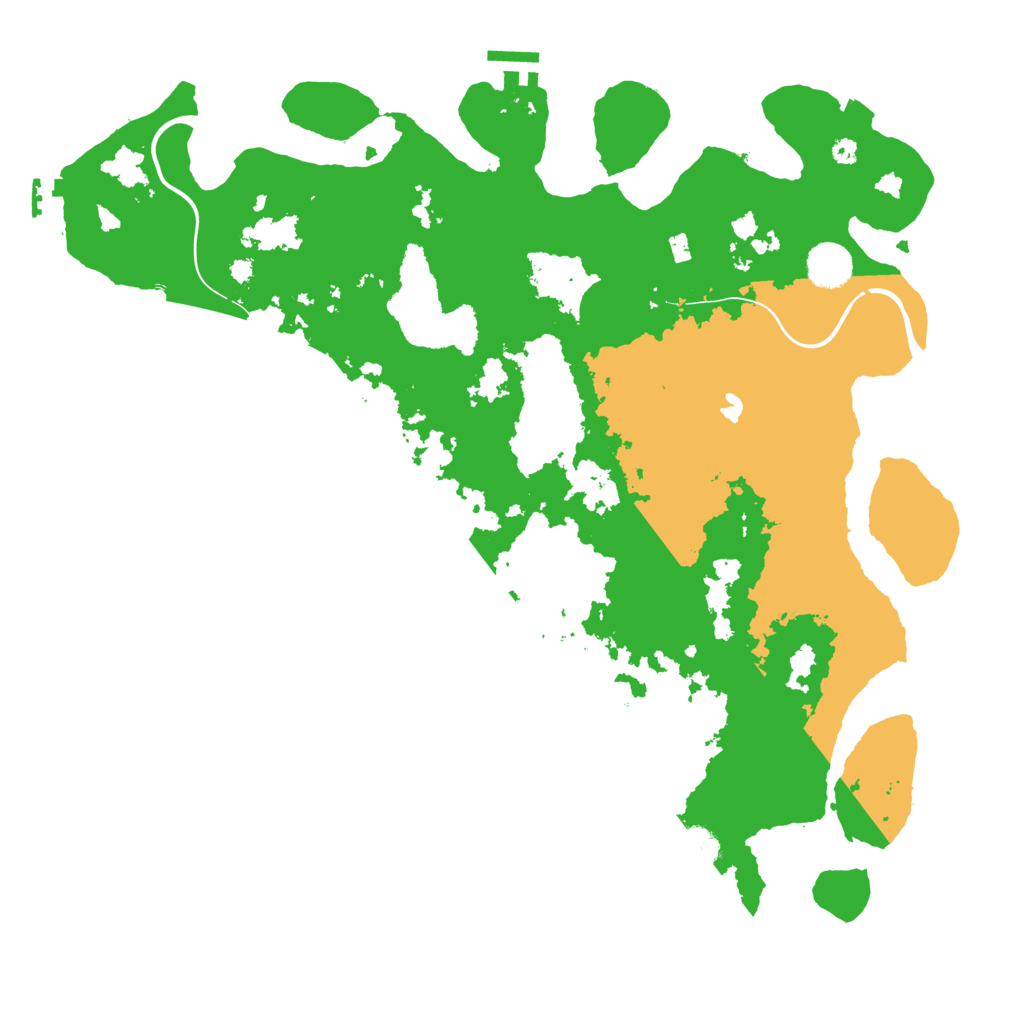 Biome Rust Map: Procedural Map, Size: 4000, Seed: 35735