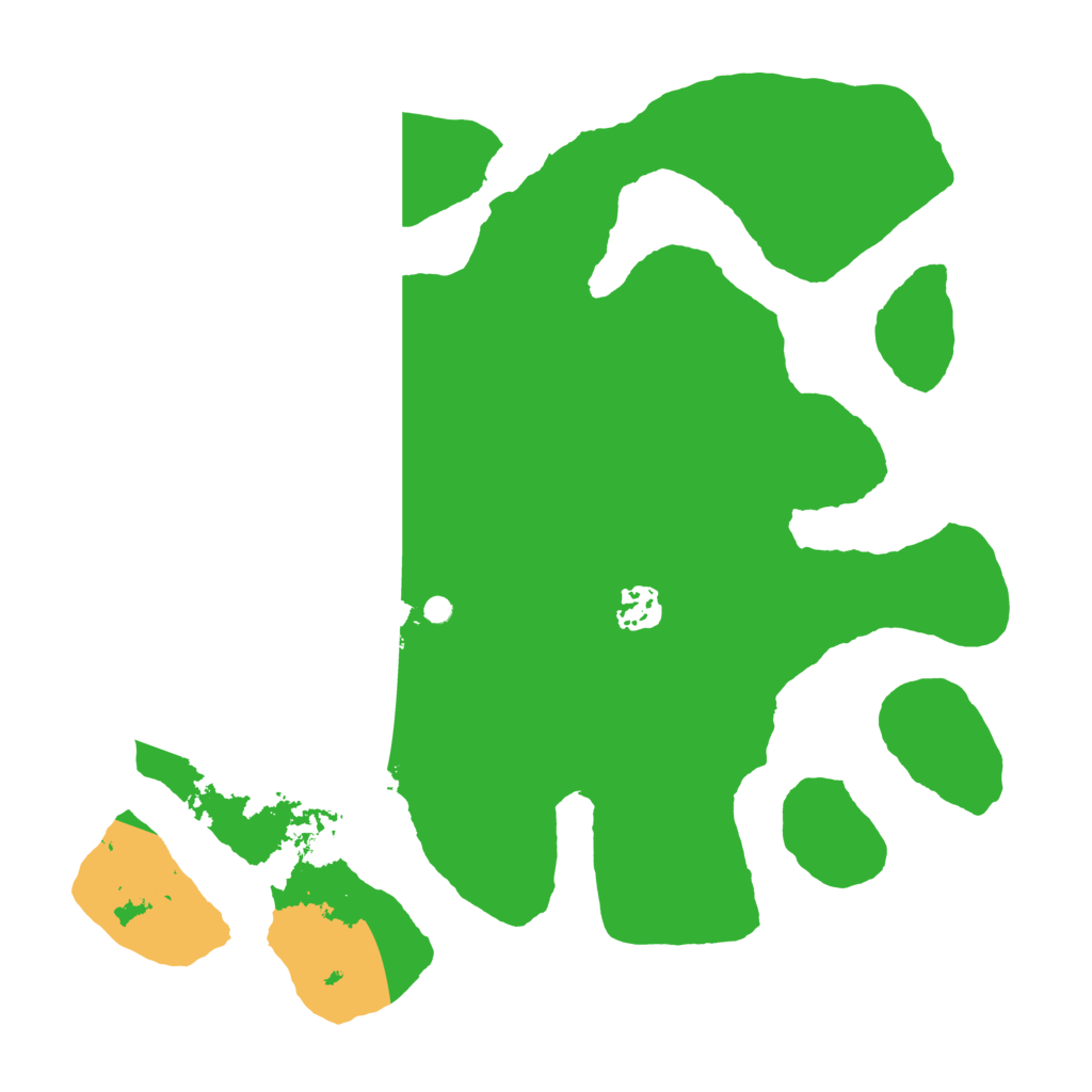 Biome Rust Map: Barren, Size: 3500, Seed: 1637138