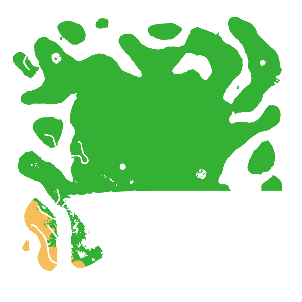 Biome Rust Map: Procedural Map, Size: 4500, Seed: 2119590499