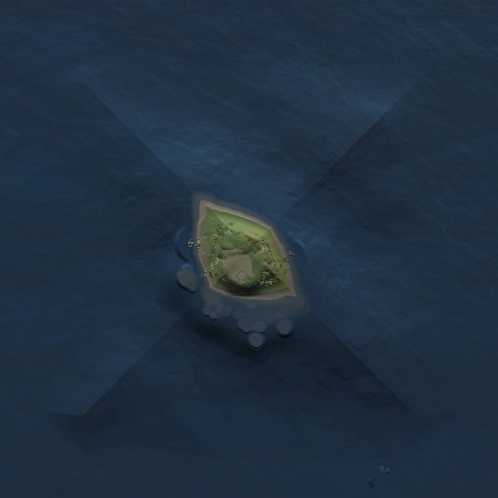 Rust Map: Procedural Map, Size: 1000, Seed: 1664632413, 1 Monuments