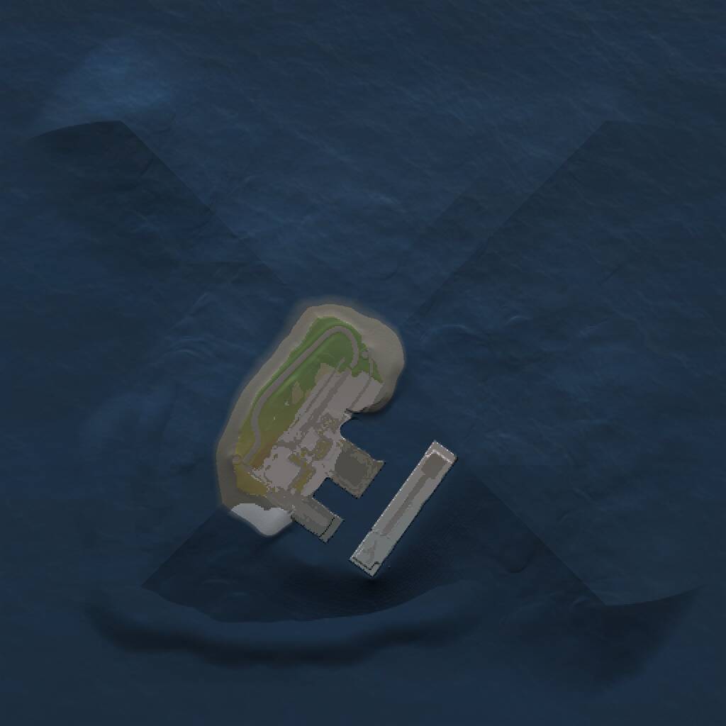 Rust Map: Procedural Map, Size: 1000, Seed: 1541662359, 2 Monuments