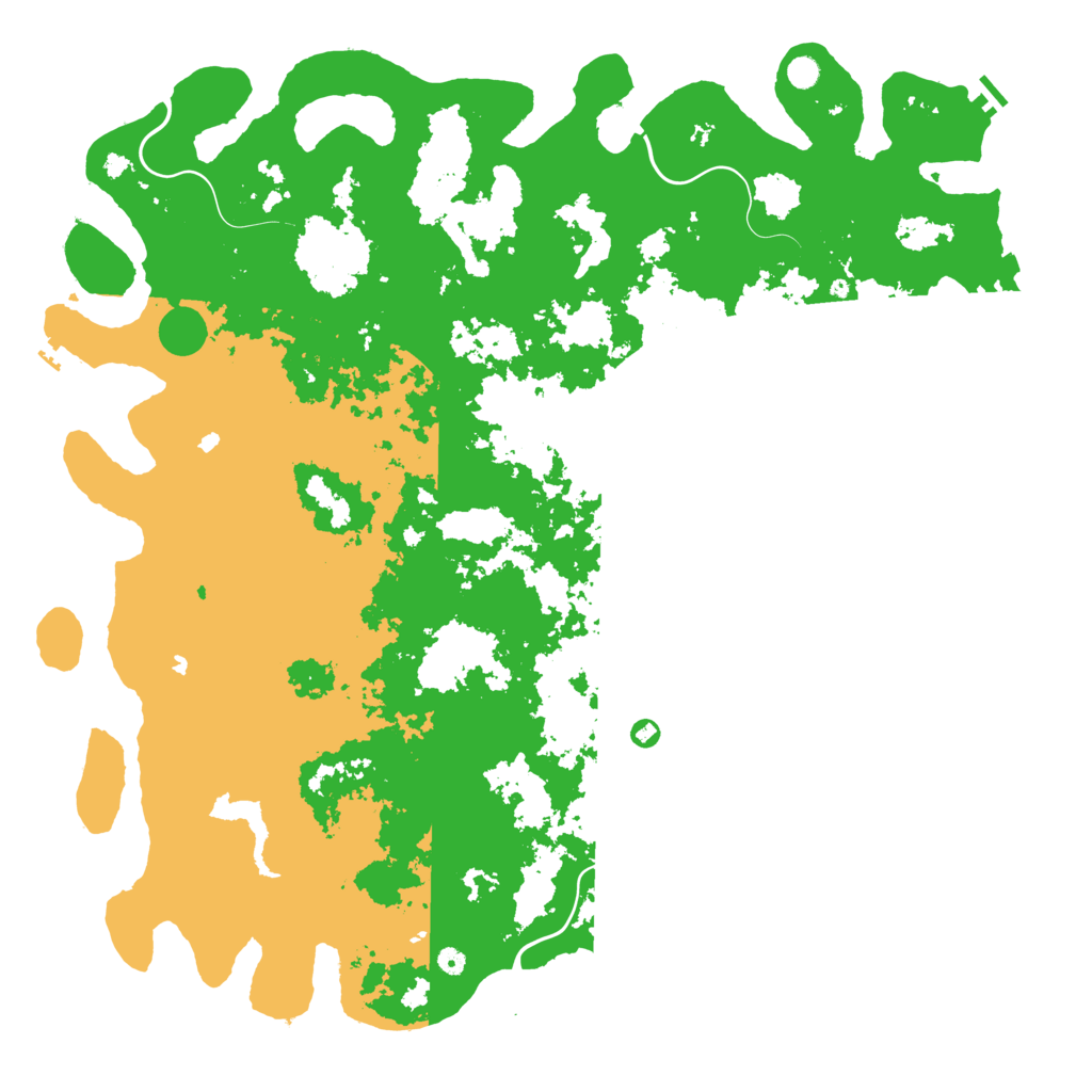 Biome Rust Map: Procedural Map, Size: 6000, Seed: 535340469