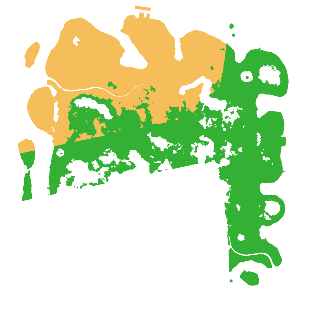 Biome Rust Map: Procedural Map, Size: 4000, Seed: 6192
