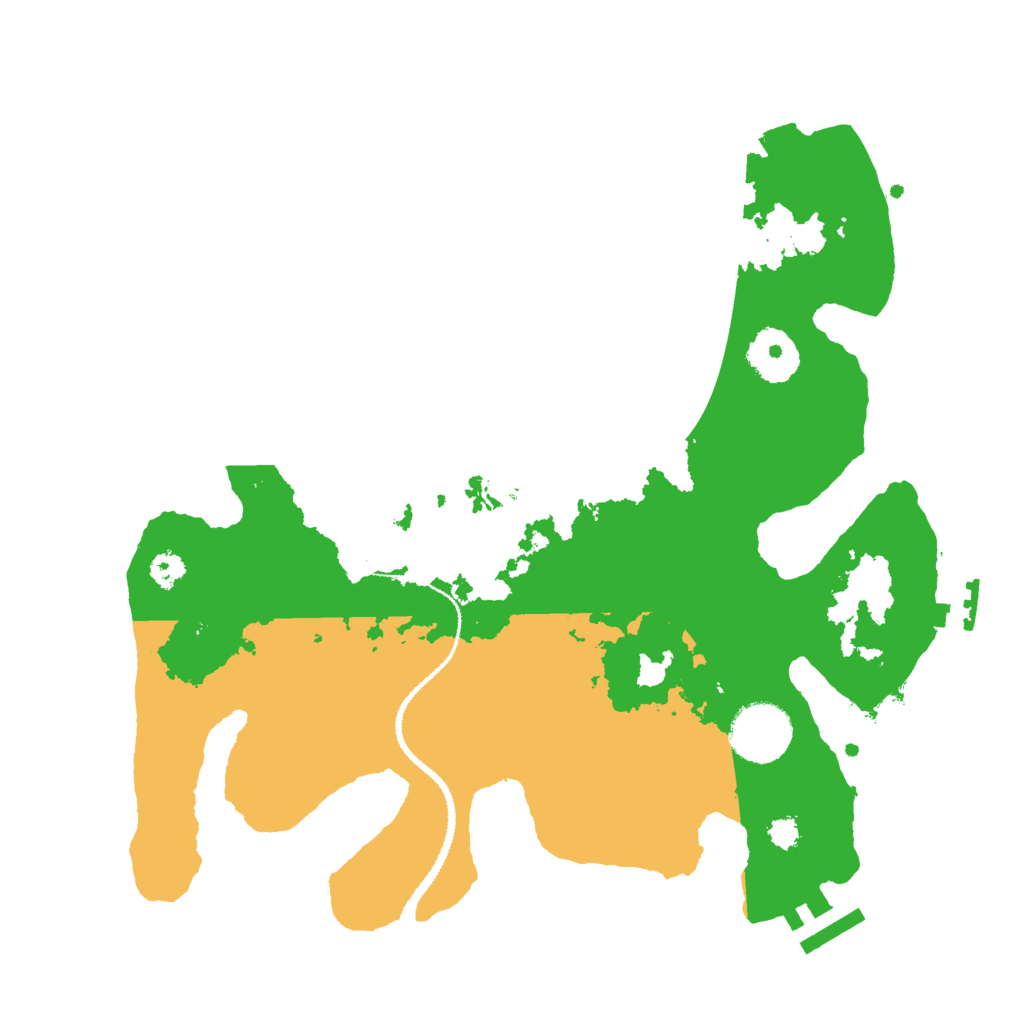 Biome Rust Map: Procedural Map, Size: 3000, Seed: 132527948